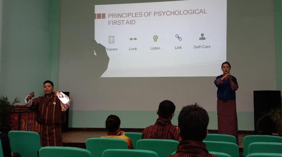 DPAB organized Psychological First Aid Trainings to PWDs.