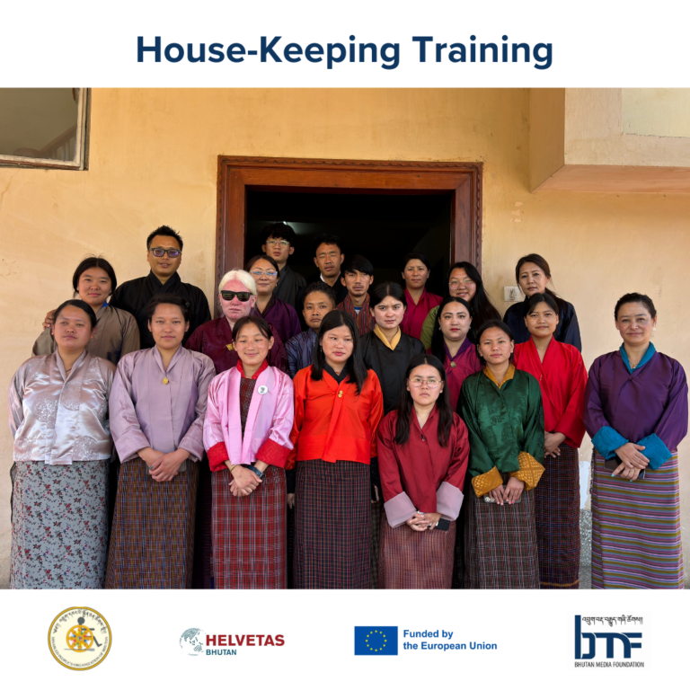 Group photo of Housekeeping Trainees